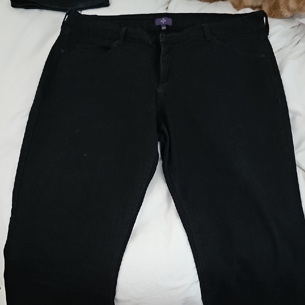 NYDJ Black Mini Boot Jeans